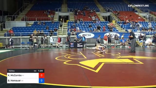 152 Lbs Cons 64 2 Kent McCombs Michigan Vs Brody Hemauer Wisconsin смотреть онлайн