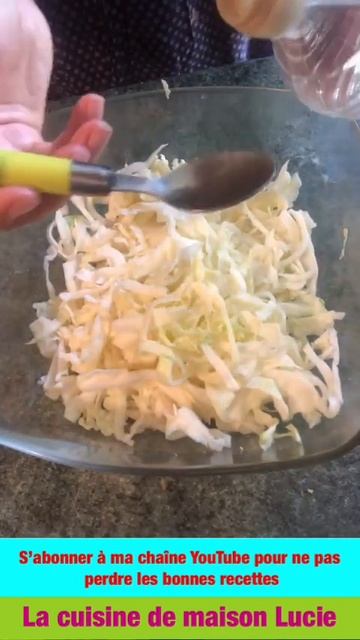 #shorts Salade de chou Comment faire une salade de chou смотреть онлайн