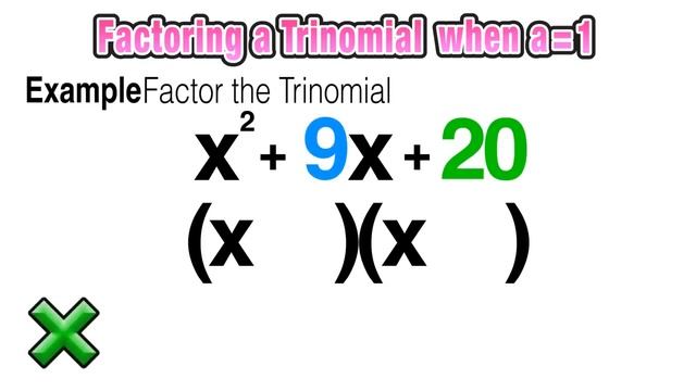 How to Factor a Trinomial Explained! смотреть онлайн