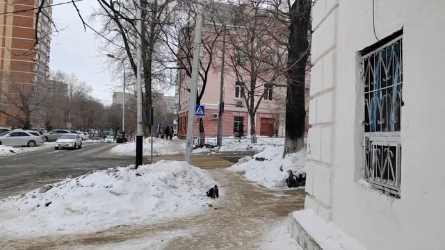 193. г. Хабаровск. От ул. Серышева 16 до Амурского бульвара 45. 16.12.23. смотреть онлайн