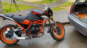 покупка и перевозка мотоцикла Nitro 250
