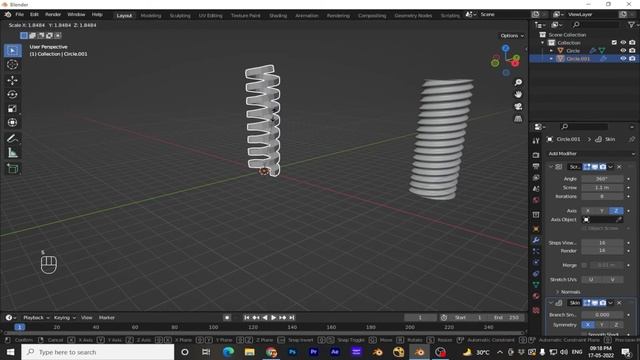 Screw Modifier | Blender Fundamentals in Marathi смотреть онлайн