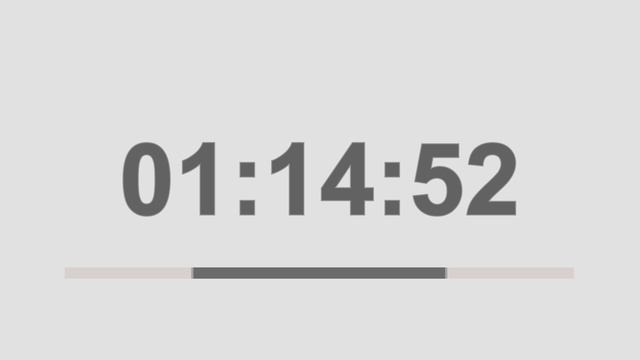 2,5 Hour Countdown Timer / 150 Minute Timer