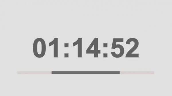 2,5 hour countdown timer / 150 minute timer