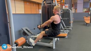 Тяга горизонтального блока - техника выполнения