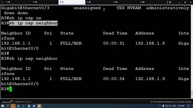 9- ospf network types and hello interval ( OSPFسلسة شرح بروتوكول) смотреть онлайн