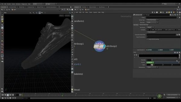 Houdini Tutorial ｜ Shoe Reveal Effect in Houdini - Part 1