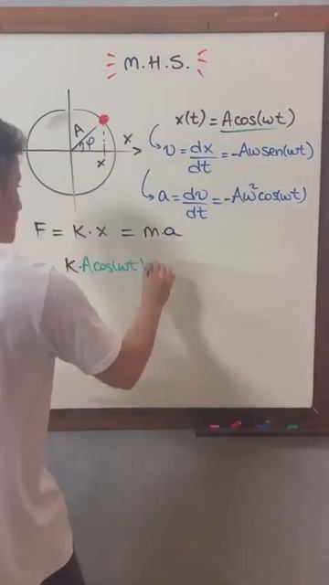 O período de um Movimento Harmonico Simples (MHS) смотреть онлайн