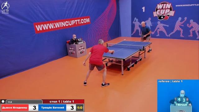 Дьяков Владимир Трещёв Евгений Турнир Восток 1 WINCUP 03.11.21 Прямая трансляция Зал 1 смотреть онлайн