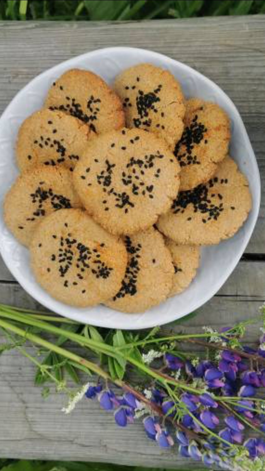 Домашнее печенье с Тахини (кунжутная паста).