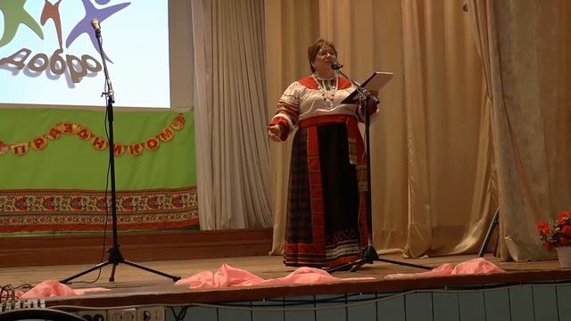 Концерт , посвященный дню инвалида с. Завальное , Усманского района , Липецкой области