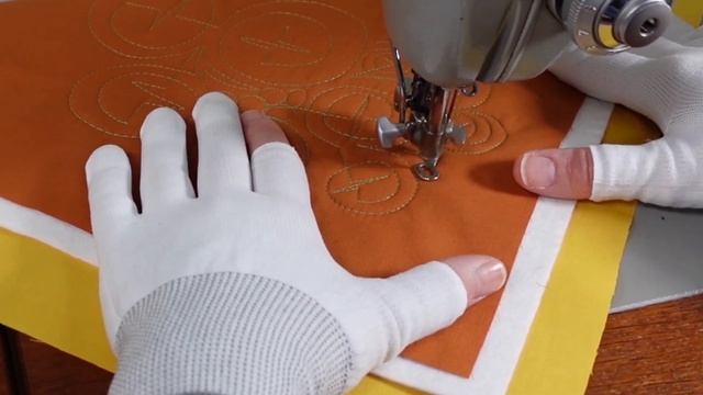 Quilten lernen Free Motion Quilting für Anfänger Teil 4 von 4 - 3 Körbchen смотреть онлайн