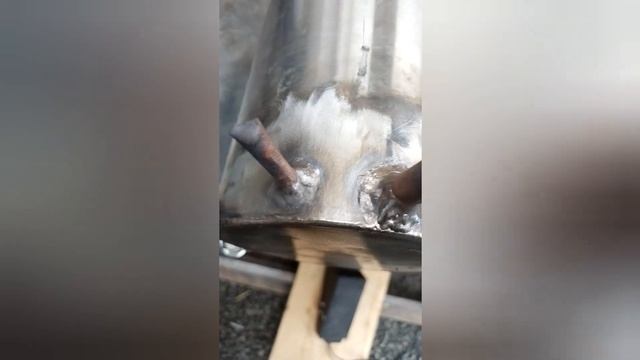 Brasagem TIG !!! Tubos de cobre em boiler de inox 304 com foscoper. смотреть онлайн