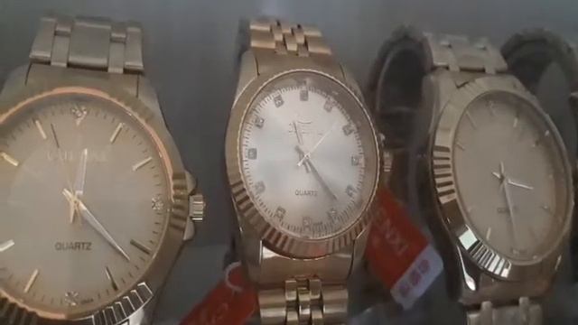 Relógios Dourados Chenxi MercadoLivre