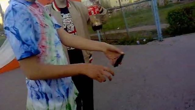 Кола+Ментос=Ларик выйграл спор