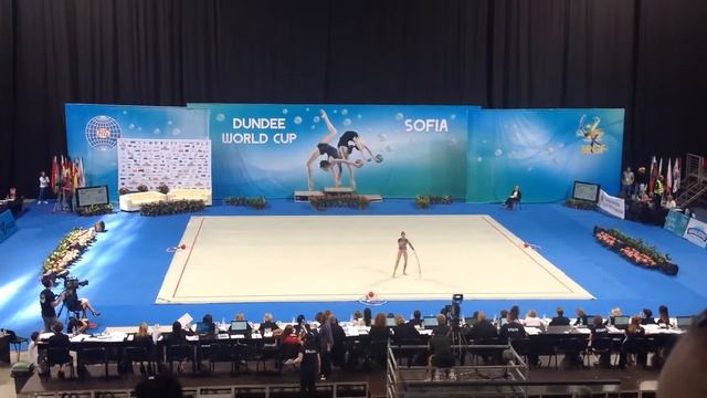 Veronica Bertolini Hoop World Cup Dundee Cup Sofia 2014 смотреть онлайн