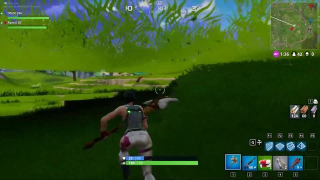 Fortnite Баг на карте, залез под землю.