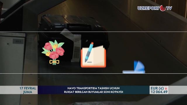 Havo transportida tashish uchun ruxsat berilgan buyumlar soni ko'paydi смотреть онлайн