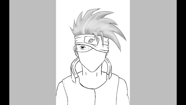 Freehand Drawing of Kakashi using ibisPaint X app смотреть онлайн