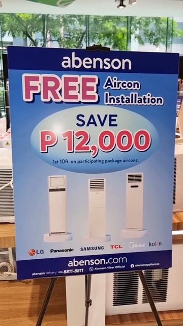 Sa sobrang init may pa-free installation ng aircon tuloy ang Abenson #shorts смотреть онлайн