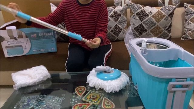 360° Spin Mop, Unboxing and How To Use -Easy Clean ( floor-cleaning) Mop Bucket by SKI PLASTOWARE смотреть онлайн