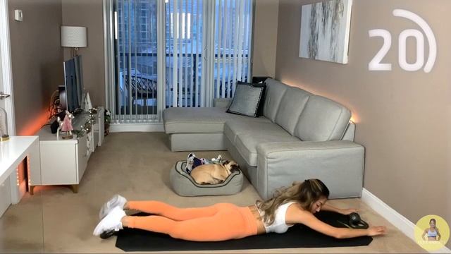 12 MIN Full Body & Abs FAT BURNER Workout - 2 IN 1 - At Home - FlexwithBex смотреть онлайн