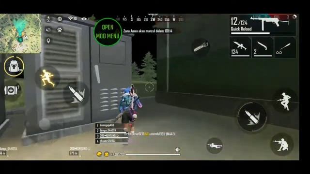 APK MOD FREEFIRE TERBARU V1 . ( Lari Cepat,Tembus Tembok/Wallhack ,Dll ) || Bima Arya Gmg