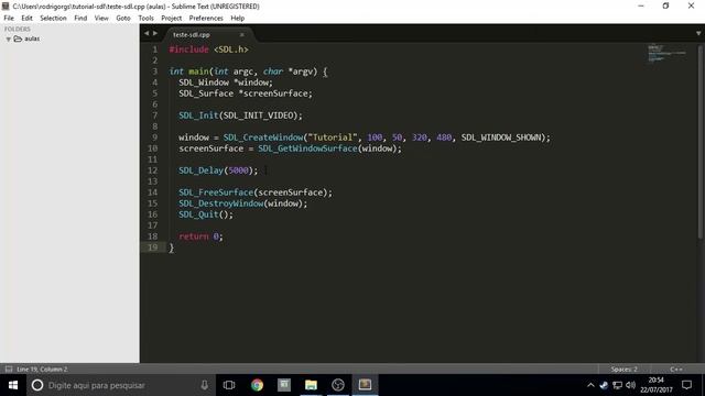 Como instalar a biblioteca SDL no Windows смотреть онлайн
