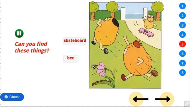 Potato Pals - At The Park - Quiz