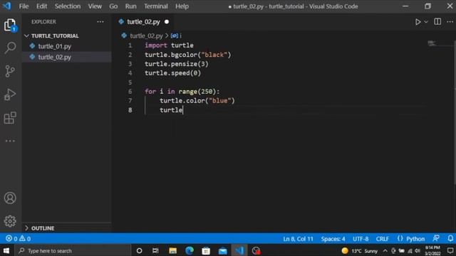 Учебник по черепахе для начинающих Python смотреть онлайн