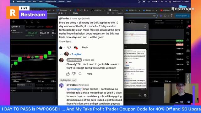LIVE Overnight Prop Firm Trading Apex Trader Funding 250K Accounts Full Degen смотреть онлайн