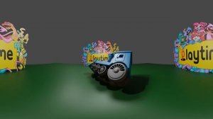 Анимация крушения поезда VR // Poppy Playtime 2