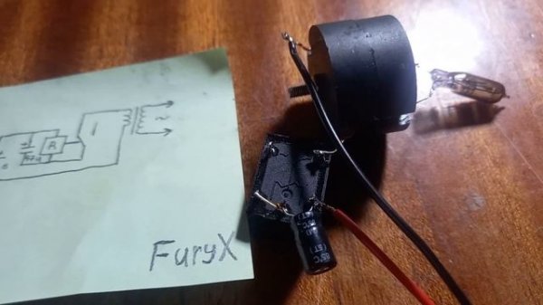 Собрал трещотку-инвертор на реле