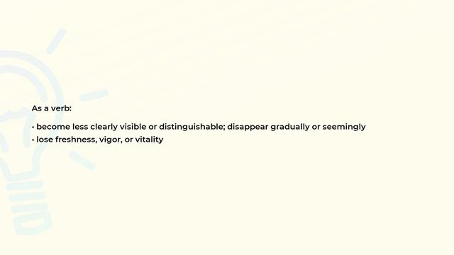 What is the meaning of the word FADE? смотреть онлайн