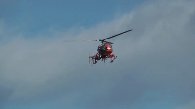 Aerospatiale SA 315B Lama Doing Some Longline Work.