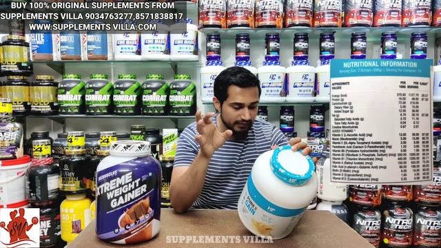 Bigmuscle Extreme Weight Gainer VS Hf Pure Gain | Mass Gainers Under 2500 Rs | Saste Mass Gainers |