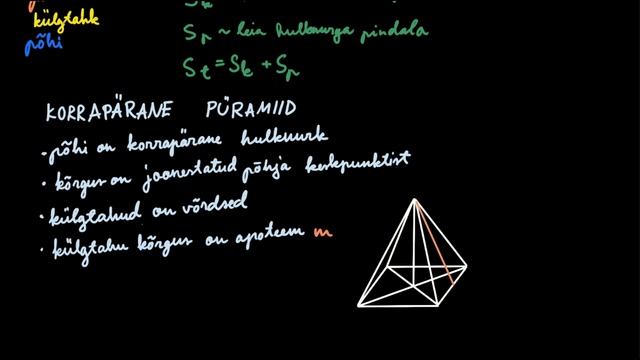 Ülevaade püramiidist - MATEMAATIKA - KÕIK SELGEKS смотреть онлайн