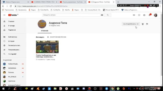 Андрей пила  пиар канала