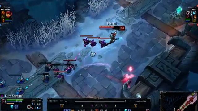 Torneo 1 vs 1 Sona Love ! Kuro Kagami vs Steroit / 5 смотреть онлайн