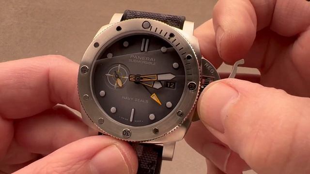 Panerai Luminor Submersible GMT Navy SEALs PAM 1323 Panerai Watch Review