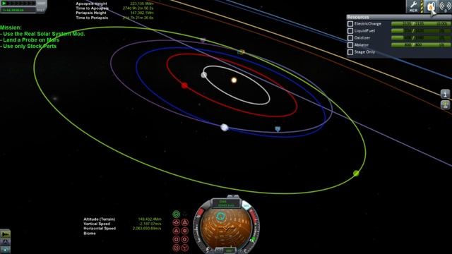 Kerbal Space Program Real Solar System Mars Rover Landing смотреть онлайн