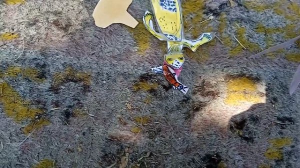 Бумажная ящерка