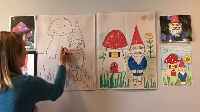 Learn to Draw with Art Teacher Amy - May Gnome смотреть онлайн