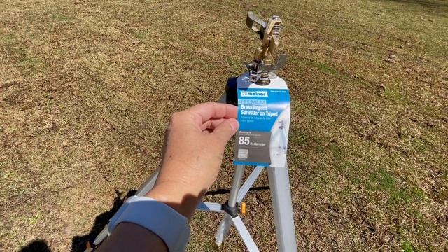 Home Depot -Tripod Sprinkler - 85 ft. diameter -Melnor Premium Brass Impact смотреть онлайн