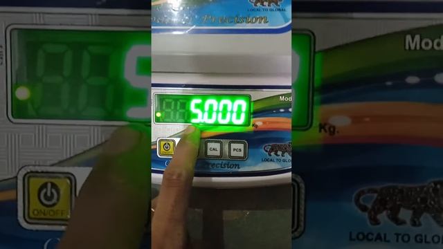 Electronic Compact Scale V•58  Calibration