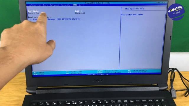 ตั้งค่า bios acer aspire 3 A315 53G บูท แฟลชไดร์ฟ boot จาก flash drive l ครูหนึ่งสอนดี смотреть онлайн