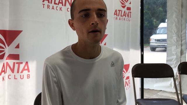 Colin Bennie After Finishing As Top American (8th Place) At Peachtree Road Race