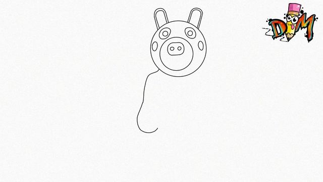 COMO DESENHAR A SKIN DAISY DO PIGGY ROBLOX / DESENHOS DO PIGGY ROBLOX / how to draw daisy roblox смотреть онлайн