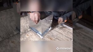 как зделать фланец из жести на квадратную  трубу вентиляции или патрубка