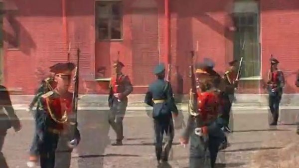Развод караула в Петропавловской крепости
